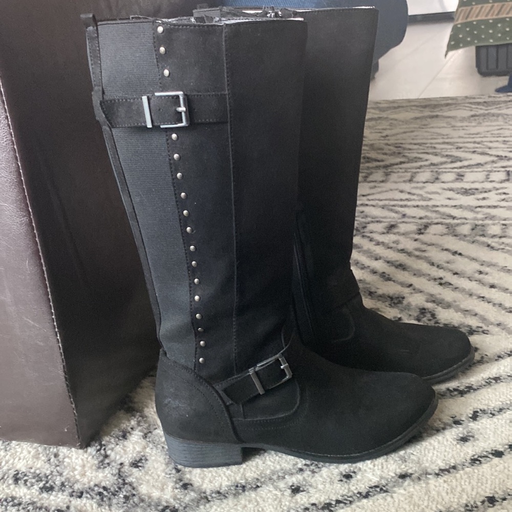 MIA - Luise Adjustable Buckle Knee High Boot, 6 - Picture 5 of 14